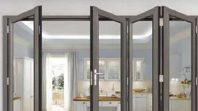 隔断装折叠门，开启面积大，占用空间小，美观实用#隔断门#玻璃门