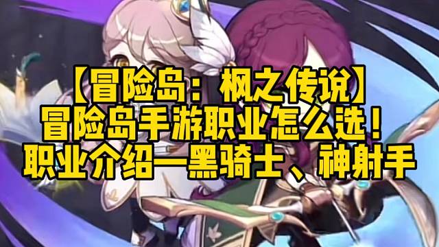 【冒險(xiǎn)島：楓之傳說】
冒險(xiǎn)島手游職業(yè)怎么選！
職業(yè)介紹—黑騎士、神射手