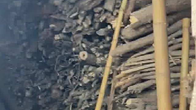 #老人去世给老伴留满屋摆放整齐柴火#孙女：很感慨，爷爷用行动证明对奶奶的爱[心]