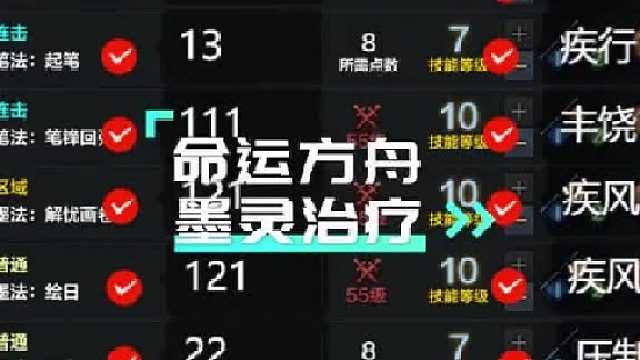 【命运方舟】墨灵治疗