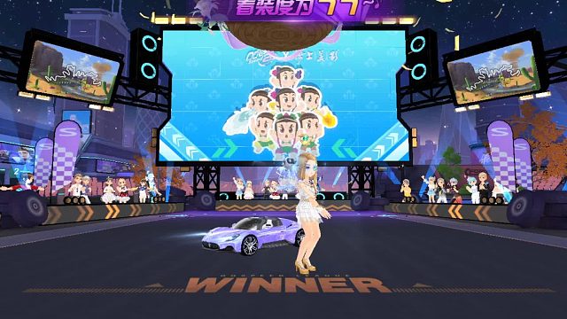 QQ飞车职业菜鸟之新车玛莎（新皮肤）试开