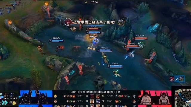 第二局打的有来有回，“一波三折”