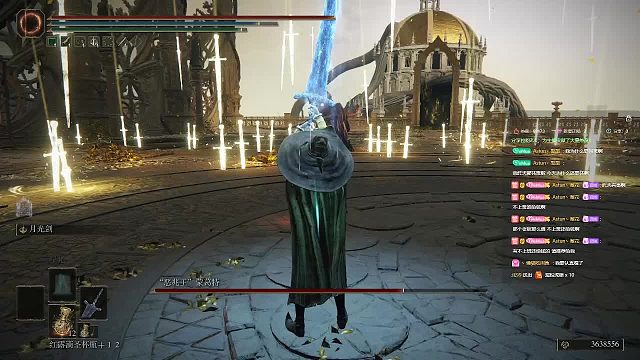 【沐】战技篇5-暗月流9噩兆王（全程近战重攻剑身触怪单下最高伤害叠冰）