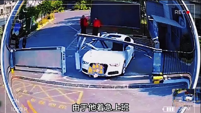 女司机两次把油门当刹车她真不适合开车！