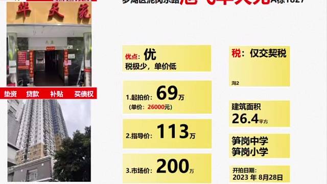 深圳法拍房六折七折比香港还便宜