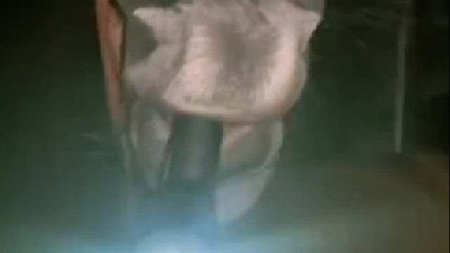 你能不能把手电拿稳一点