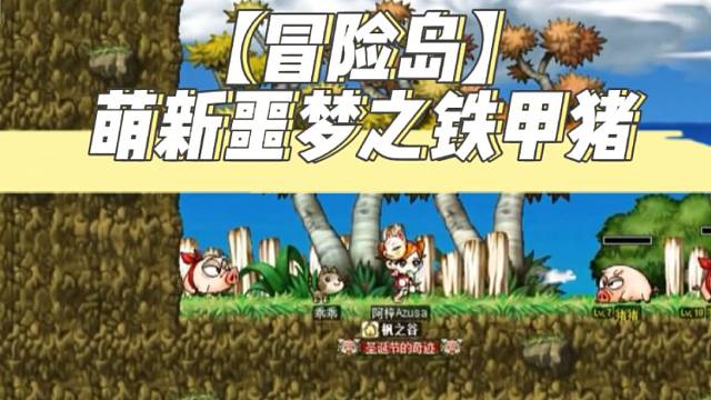 【冒险岛】萌新噩梦之铁甲猪