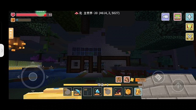 今天好友回归，原来的房子都被别人占领了，没房子住，再给好友建个房子#奶块手游#游戏建筑