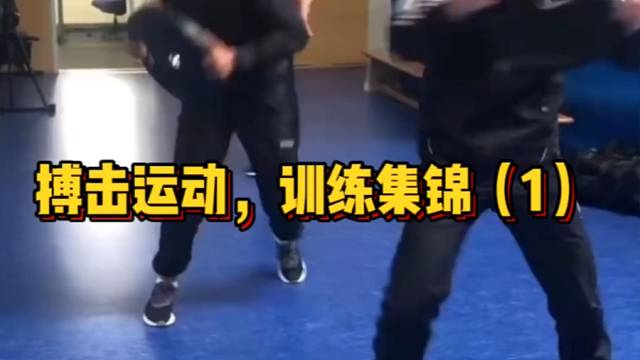 【搏击】搏击运动，训练集锦（1）