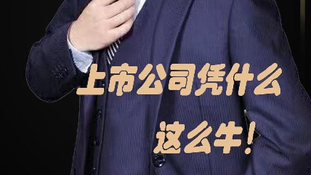 45、上市公司凭什么这么牛！