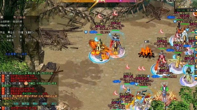 剑侠情缘网络版「剑网1」新月V龙虎山庄，月季帮会联赛「城北大叔」