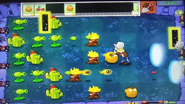 童年游戏植物大战僵尸，小游戏斗转星移一