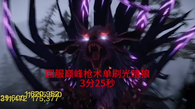 国服巅峰非必爆枪术单刷光暗狼