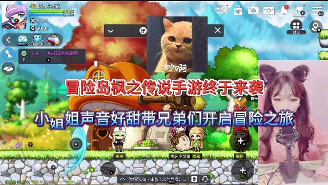 冒险岛枫之传说手游正版来了，小姐姐声音好甜带兄弟冒险！