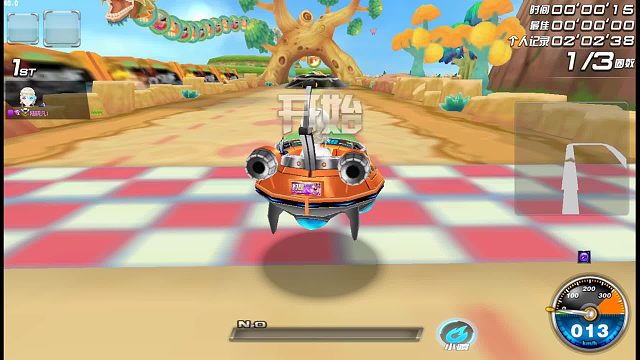 QQ飞车职业菜鸟-飞碟跑跑老图破个记录-凡凡