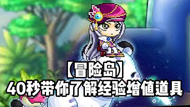 【冒险岛】40秒带你了解经验增值道具