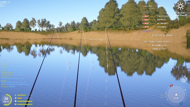 手竿遇见这种大货，要放平心态，因为这不是你能拉的鱼