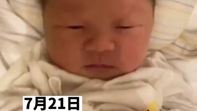 宝宝刚出生就厅里厅气的…