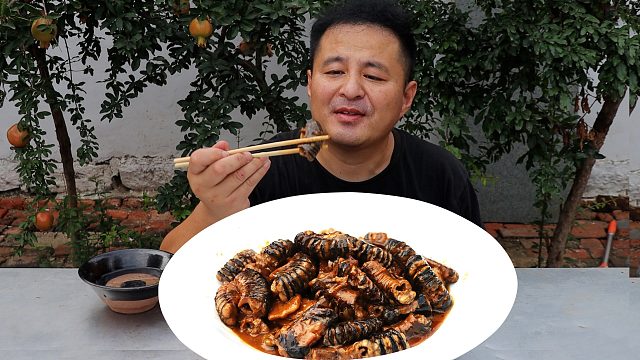 100元买了4条大鳝鱼，做个“红烧马鞍桥”，再来一碗酱香，过瘾