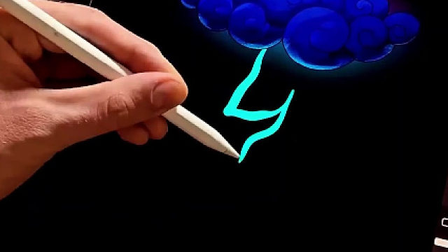 如何手绘闪电？Kunchevsky教你在Procreate中完成的闪电动画~