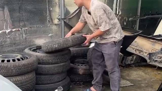 奔驰B级245备胎中高端车型轮毂轮胎备胎拆车配件