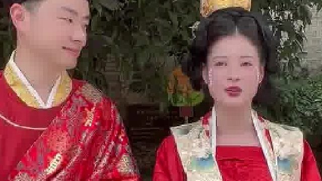第6次结婚轻松多了新人穿汉服演绎传统婚礼没想到...