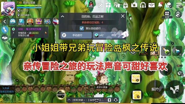 小姐姐带冒险岛枫之传说手游，亲传冒险之旅玩法？