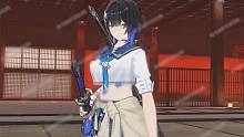 測試服震離新皮膚演示！這就是JK少女感嗎！