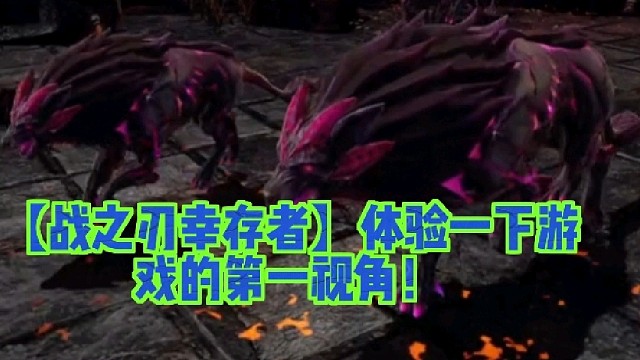【战之刃幸存者】体验一下游戏的第一视角！