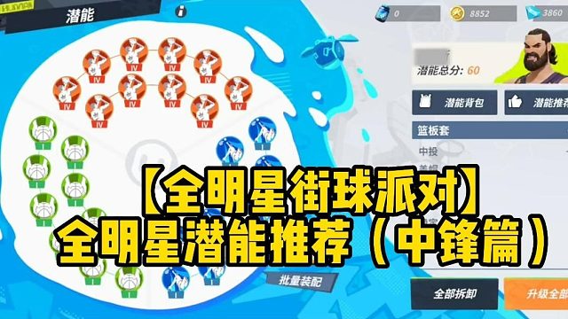 【全明星街球派对】全明星潜能推荐（中锋篇）