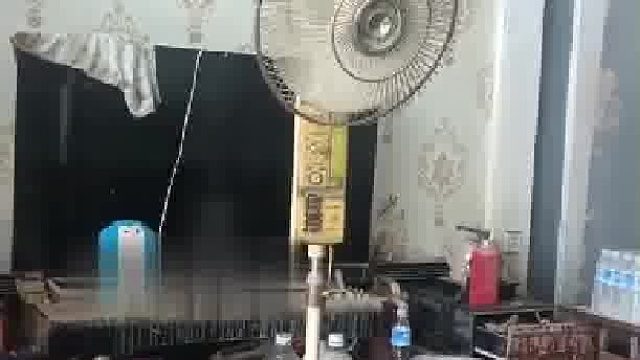 网友晒大水过后的自家旧风扇