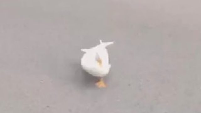 起猛了，看见鸭子会飞