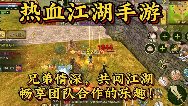 热血江湖手游：兄弟情深，共闯江湖，畅享团队合作的乐趣！