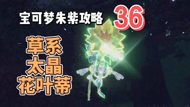 宝可梦朱紫攻略36：草系太晶花叶蒂