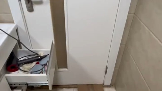 被门挡住的抽屉终于开了～