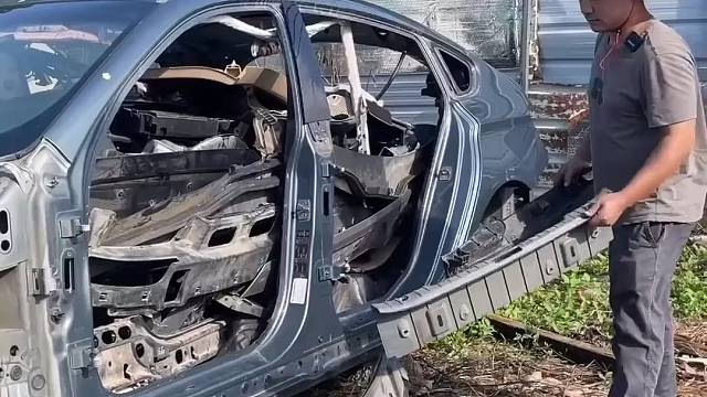 宝马GT535 F07车壳 X1 F49车壳 前幅 后幅 纵梁 保险杠支架 侧裙 叶子板支架#拆车件