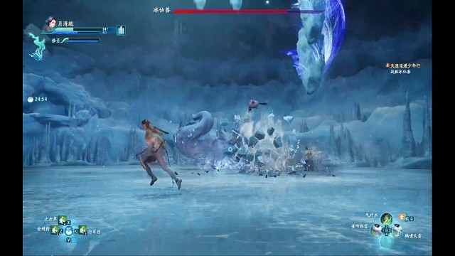 仙剑奇侠传七之击败冰仙兽