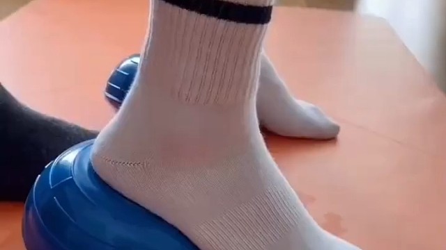 瑜伽美女私教课现场