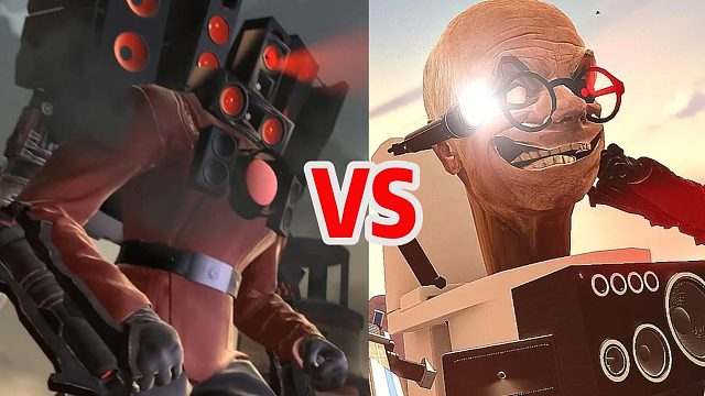 同人版泰坦音响人VS马桶科学家，实力悬殊！