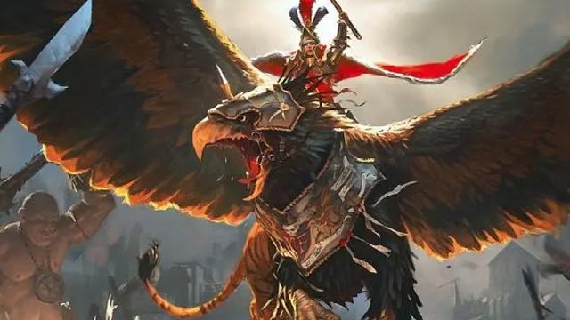 肉的像怪物的狮鹫骑士