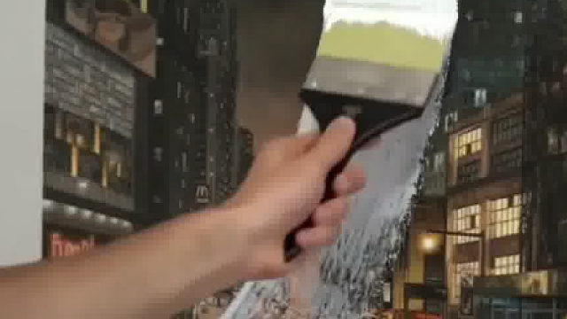 画了世外桃源的入口，哇