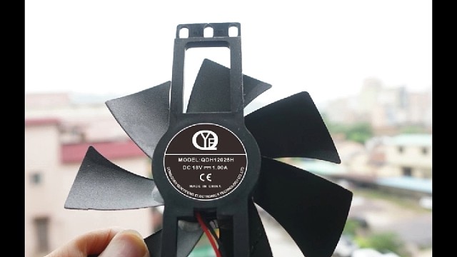 12025一字支架风扇 #散热风扇