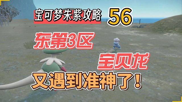 宝可梦朱紫56：东第3区宝贝龙，又遇到准神了