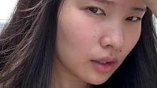 社恐版地鐵化妝挑戰(zhàn)！怎么走著走著就換了個頭？#地鐵化妝 #藍色眼影 #妝教