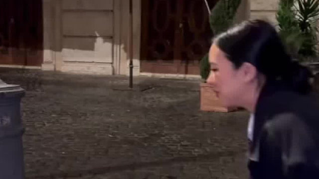 原来意大利的公共饮水池是这么用的一不小心就成落汤鸡了