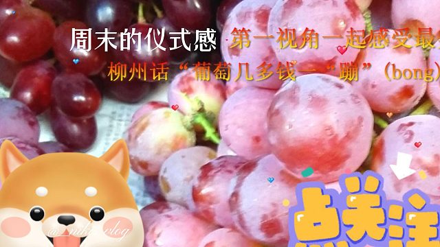 柳州话“吃得一亏捞得一堆”葡萄几多钱一“蹦”(bong),二次元表妹OK.柳州话9月24日