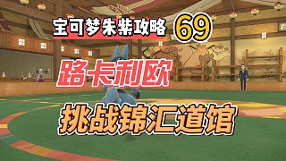 寶可夢(mèng)紫攻略69：路卡利歐挑戰(zhàn)錦匯道館