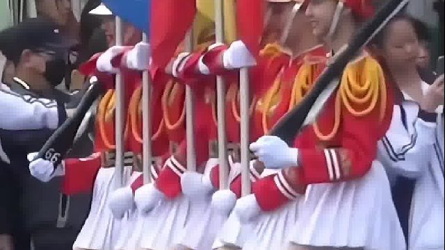 中国台湾女子高中仪仗队