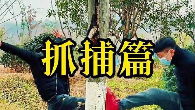 你以为你躲进大树我就抓不到你了?