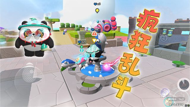 蛋仔派对：刚开局路人就被滚滚打出回溯，滚滚的咸鱼可不是好惹的